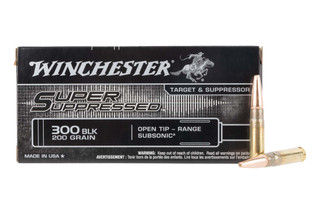 Winchester Super Suppressed target and suppressor optimized ammunition.